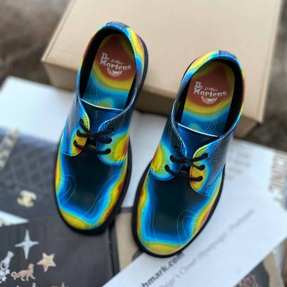Dr. Martens 1461 Genix Nappa Leather Oxford Shoes - Picture 9 of 16